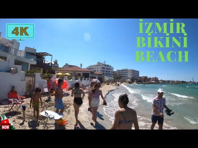 Beach Walking Tour 2022 / Izmir Turkey [4K UHD]