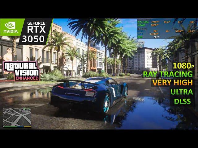 GTA 5: Natural Vision Enhanced - RTX 3050 laptop | Ray Tracing