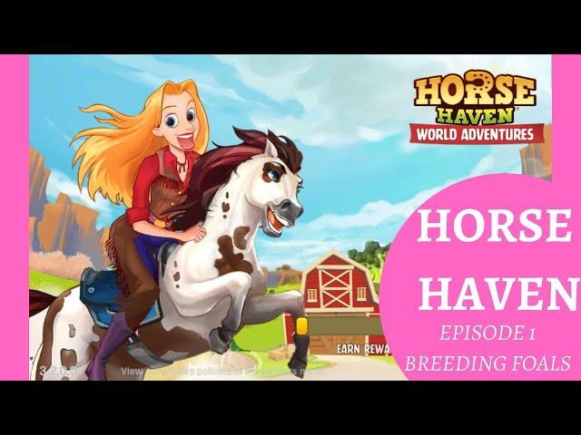 BREEDING FOALS and RACING! Episode 1!! Horse Haven