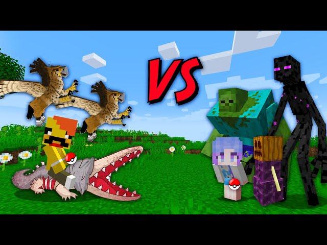 Monster Battle in minecraft