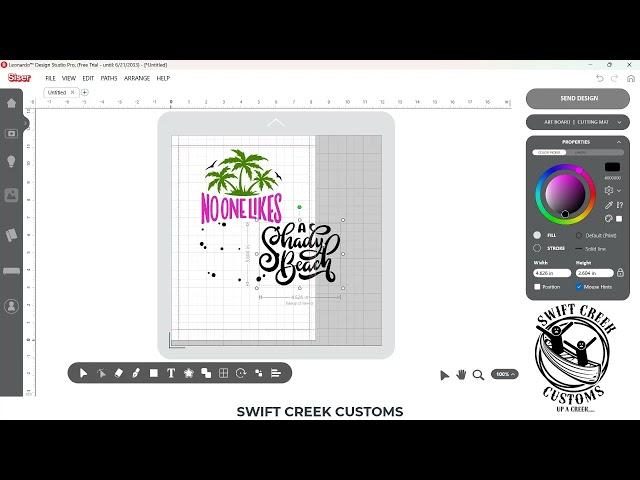 Opening SVG File & Separate Colors in Siser Leonardo Design Studio