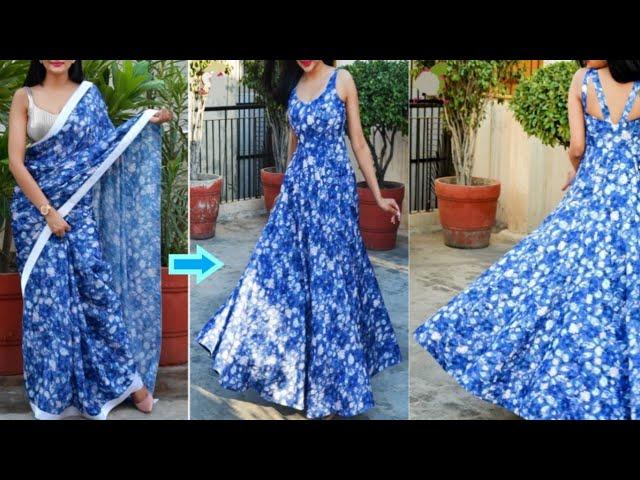 Old Saree Reuse Ideas | Dress from Old Saree 2020 | Convert Saree into New Dress Designs