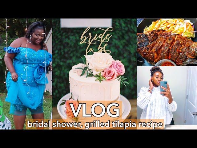 GHANA VLOG  || BRIDAL SHOWER 2021, GRILLED TILAPIA RECIPE & MORE || Ghanaian youtuber