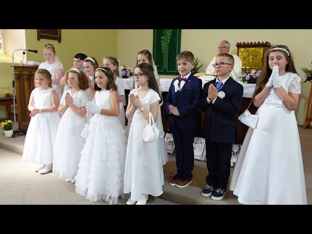 Video Part 3:  Scoil Shan Nioclás, WIndgap, Co. Kilkenny First communion from Tullahought