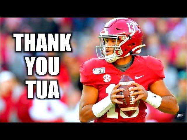 “Thank You Tua” || Alabama QB Tua Tagovailoa Career Highlights ᴴᴰ