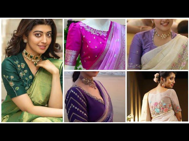 25 Latest Blouse Designs For Silk Sarees 2024|| Silk Saree Blouses 2024||#Latest Blouse Designs 2024