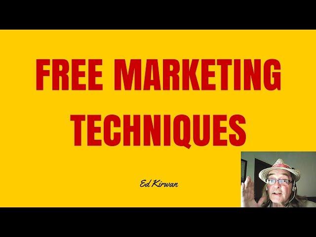 How to get FREE targeted visitors to your business with Ed Kirwan FREE Marketing Techniques