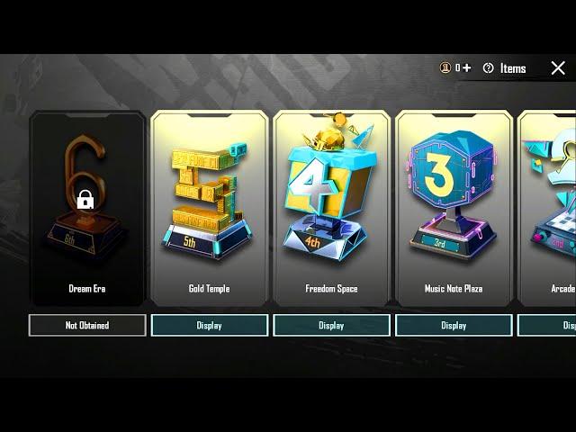 Unlocking Dream Era Trophy In PUBG Mobile