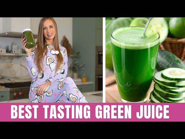 BEST TASTING GREEN JUICE RECIPE EVER (Simple, Delicious, HIGH VIBE ENERGY)