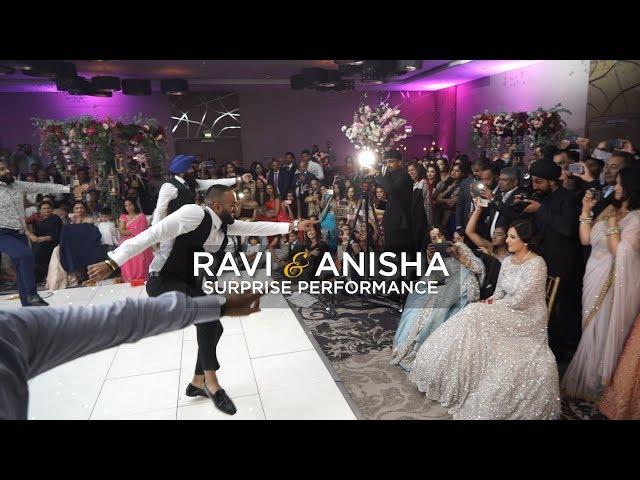 Ravi & Anisha | Surprise Bhangra Performance [England]