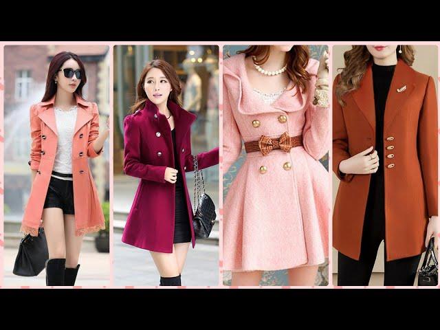 Elegant and unique style colourful A line coat designs for young girls 2020-2021 | long coat designs