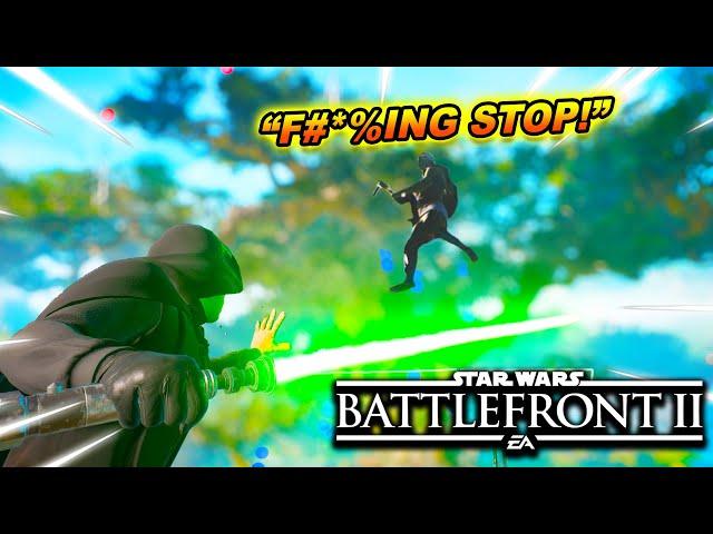 I Became The Most ANNOYING Battlefront 2 Player In Heroes Vs Villains And Went Insane...