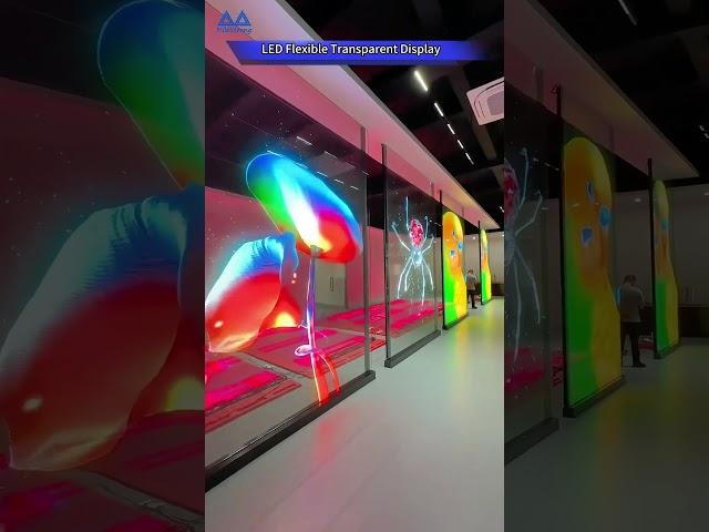 Do you know about LED transparent screens?#leddisplay #transparentscreen #ledscreen #ledwall
