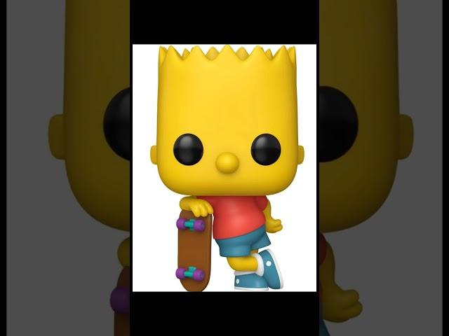 The Simpsons Bart Simpson with Skateboard Funko Pop! Vinyl Figure #1652