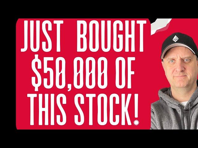 ️ I Just BOUGHT $50,000 Of This Stock TODAY! ️ Best Stocks To Buy Now!