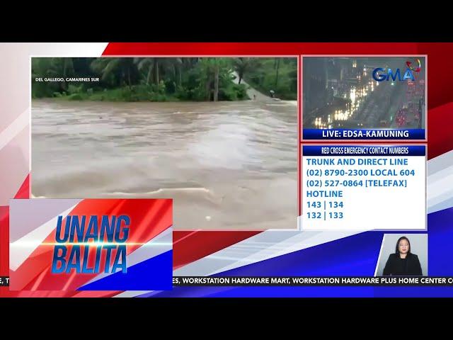 Rumaragasang baha, nararanasan sa iba't ibang bahagi ng Bicol Region | Unang Hirit