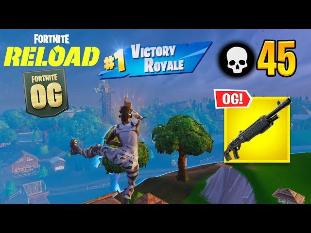 Fortnite Reload | 45 Kill Solo vs Squads Ranked Gameplay (Keyboard & Mouse)