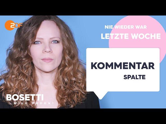 Merz und die AfD – Die Kommentarspalte | Bosetti will reden!