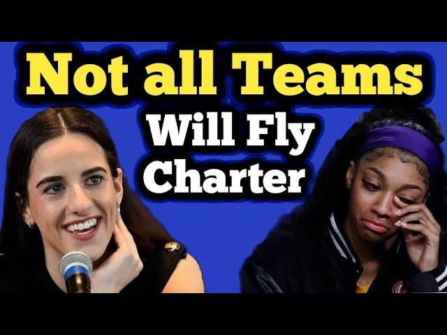 Caitlin Clark, Indiana Fever's First WNBA Charter Flight | Not all teams will use charter Flights