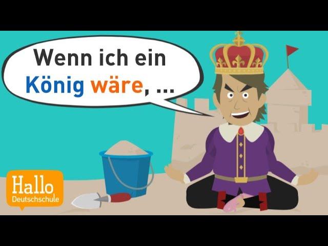 Learn German | Subjunctive 2 simply explained with example sentences! | Grammar A2