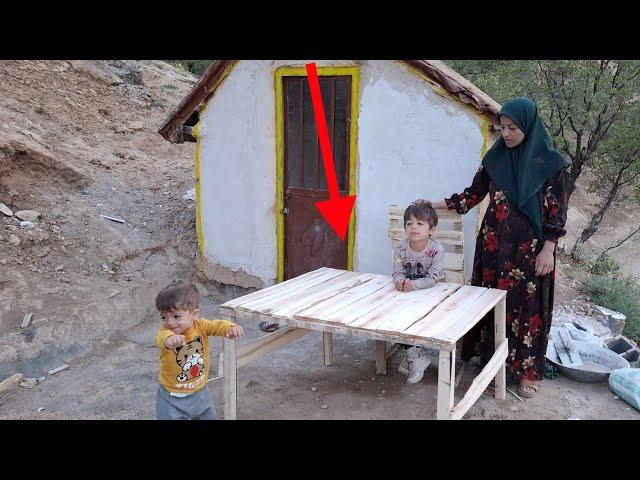 The nomadic mother's table is a symbol of love and creativity.