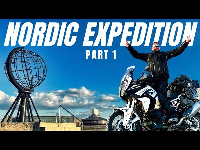 FINLAND TO NORTH CAPE - NORDIC EXPEDITION Part 1/3 - TET Finland, Nordkapp Norway