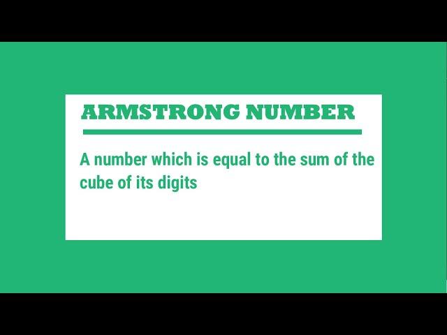 Java program to check Armstrong Number or not with Dry Run