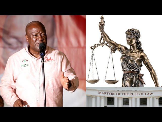 Mahama disappointed and slams judiciary for injustice  against SALL