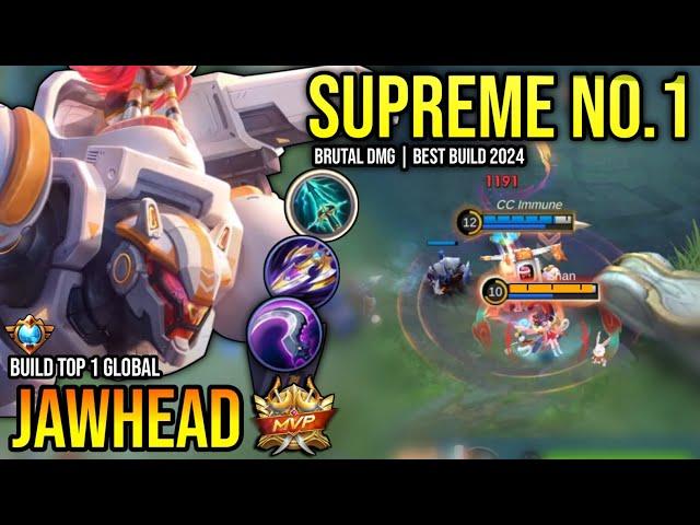 JAWHEAD BEST BUILD 2024 | BUILD TOP GLOBAL JAWHEAD GAMEPLAY | MOBILE LEGENDS