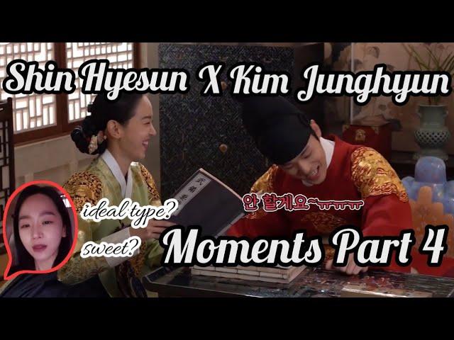 Shin Hyesun x Kim Junghyun cute and playful moments Part 4