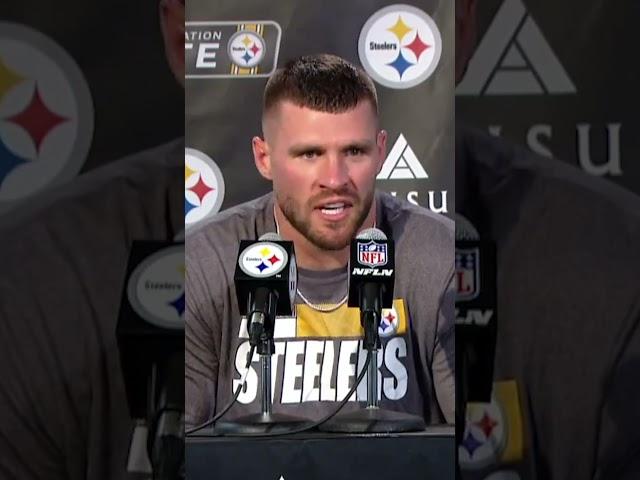 Herbig played "with a lot of swag & confidence" | T.J. Watt on Nick Herbig #steelers #nfl #shorts