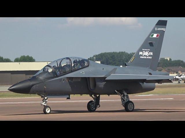 M-346 Advanced Fighter Trainer Aircraft Display