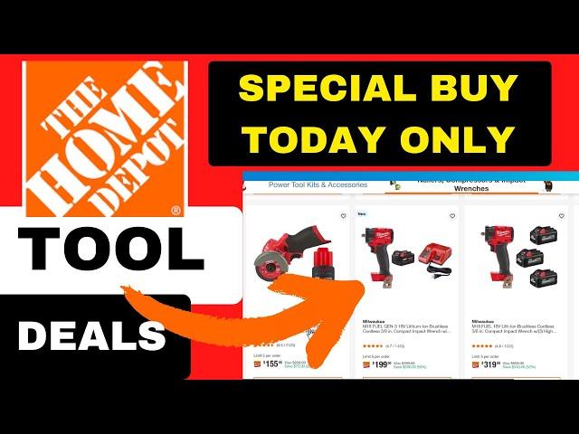 Home Depot Online Tool Deals and Sales TODAY ONLY! 12-14-24