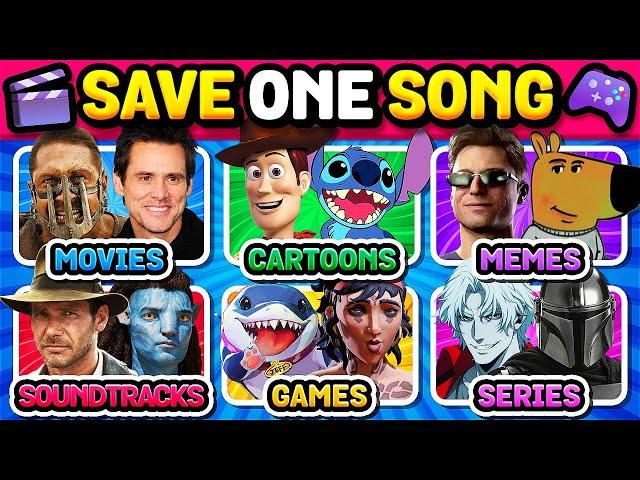 Save One Song Random Rules | Movies  Cartoons ‍️ Memes  Ost  Games  Series  | Music Quiz