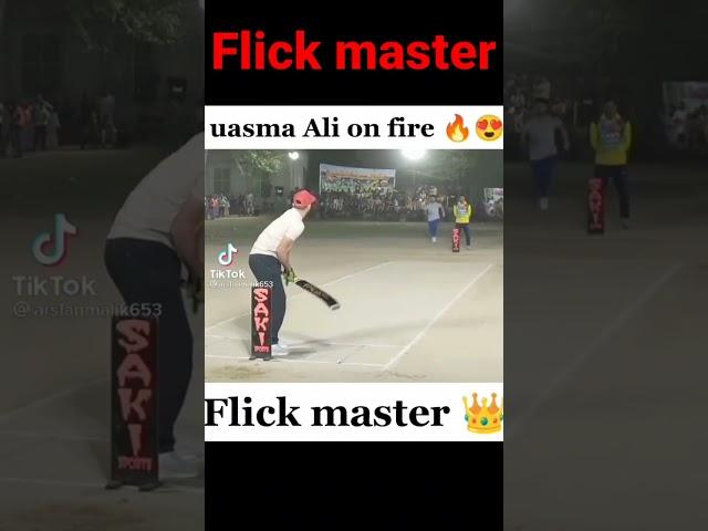 flick short on tape ball flick master usama Ali Sialkot on fire #