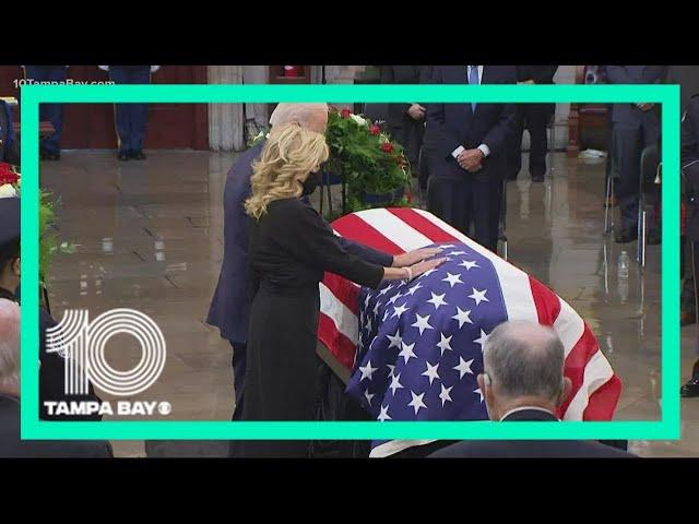 Bob Dole lies in state at the Capitol as nation honors senator