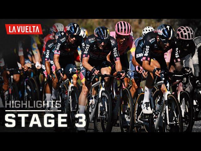 Vuelta a España 2024, Stage 3 | EXTENDED HIGHLIGHTS | 8/19/2024 | Cycling on NBC Sports