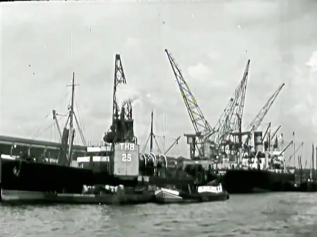 1948 De Rotterdamse haven weer hersteld