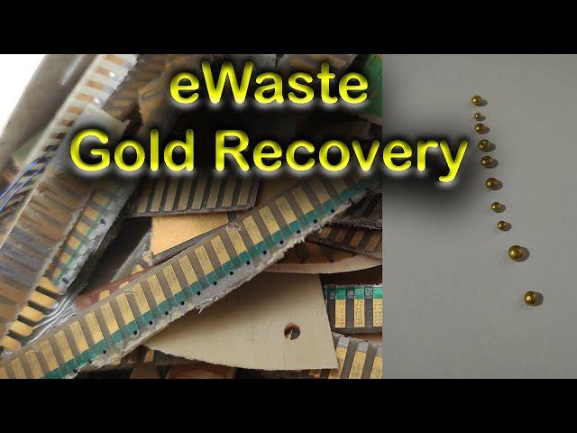 Gold recovery ewaste gold Fingers