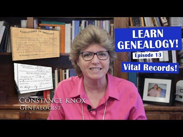 Vital Records: (Where to Find Birth, Marriage, Death and Divorce Records for Genealogy)