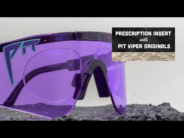 SVED Optical Prescription Insert with Pit Viper Originals | Overview, Insertion, and Removal