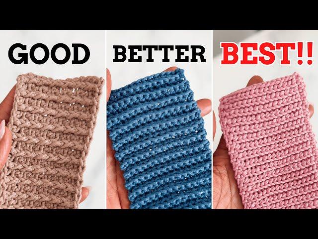 STOP Making Ugly Crochet Ribbing!  3 Game-Changing Techniques Ranked | Beginner Crochet Tutorial