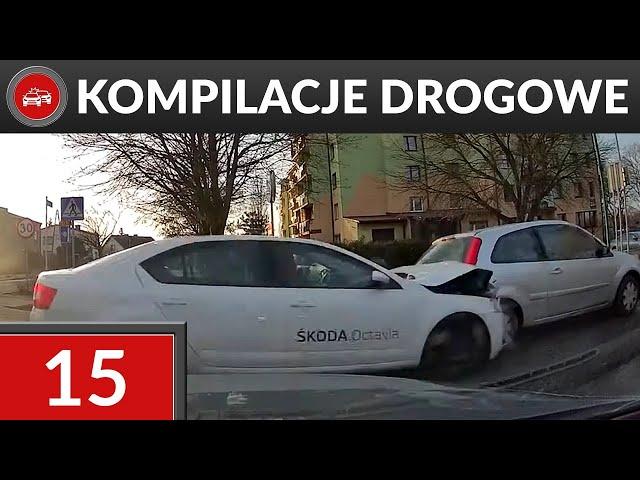 Wykroczenia, kolizje i niebezpieczne sytuacje na drogach - Kompilacje Drogowe #15