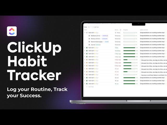 How to use ClickUp as your habit tracker (It’s easy)