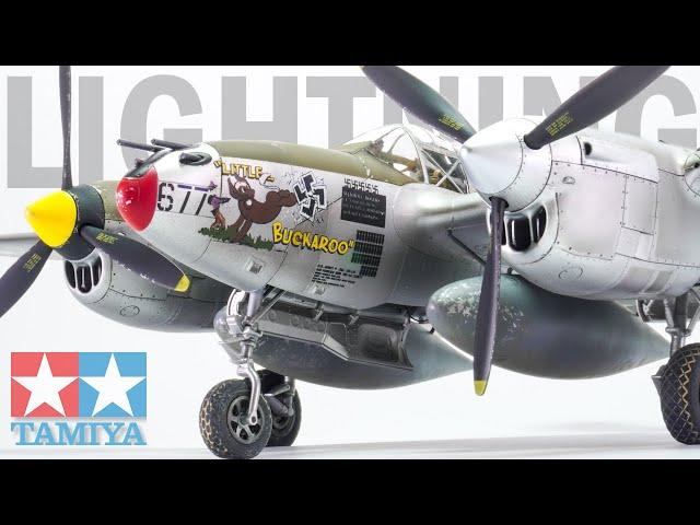 Tamiya's 1/48 P-38J Lightning | Full Build | 4K