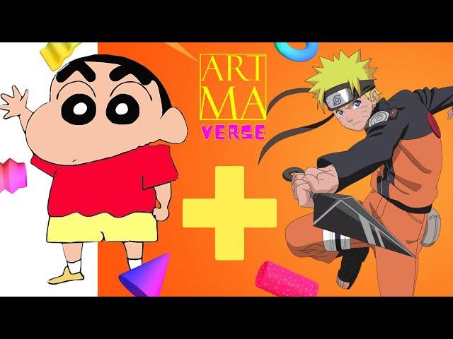 What if Shinchan was Naruto? #artma #shorts Artma by Venkatesh Paspureddi
