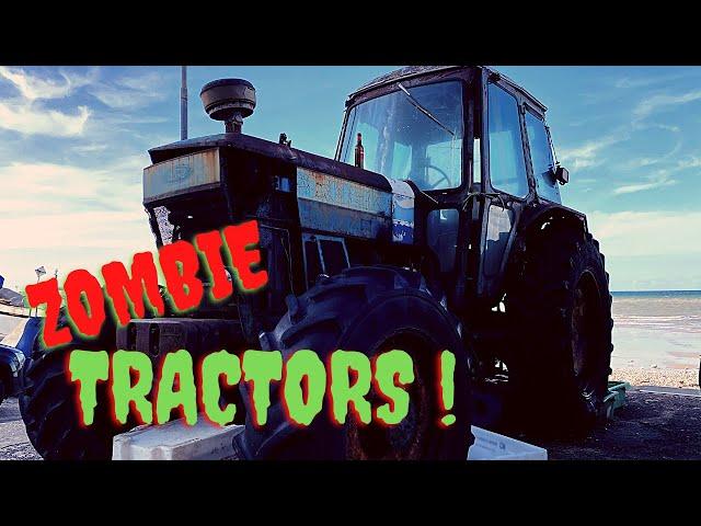 ZOMBIE TRACTORS ! - BEACH OF THE LIVING DEAD !