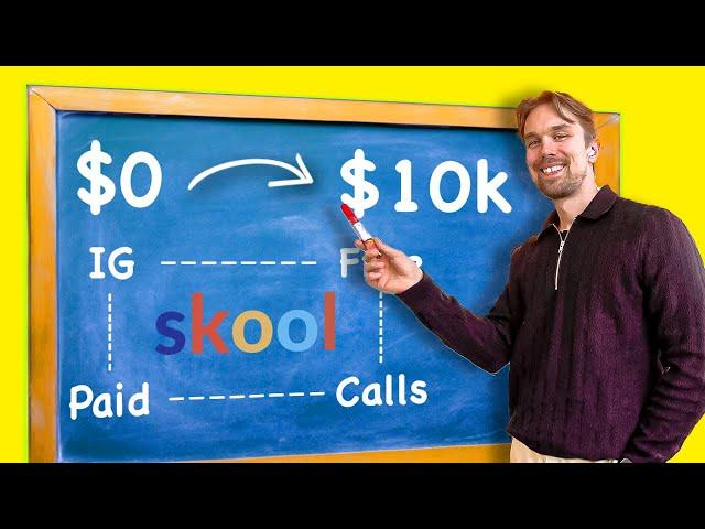 How I’d Make $10,000/Month From Scratch With Skool