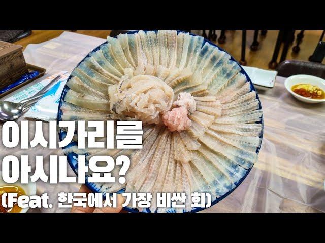 [울진 맛집] 이시가리를 아시나요? |한국에서 가장 비싼 회| 줄가자미| 울진 횟집 #울진맛집