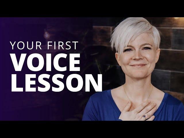 How To Sing - Your First Vocal Lesson